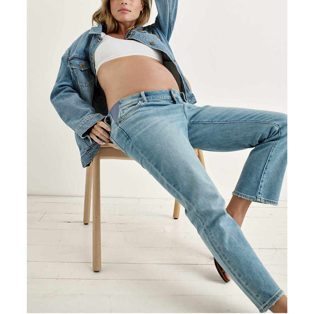 Hatch Light Blue Straight-Leg Jeans